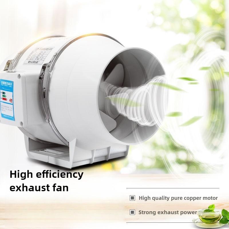 Exhaust Pipe Fan Ventilation Fan Pipe Fan Inline Duct Fan Ventilation Exhaust Blower Fans Quiet For Ducting