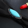 Retro Ethnic Style Turquoise Bohemian Ring