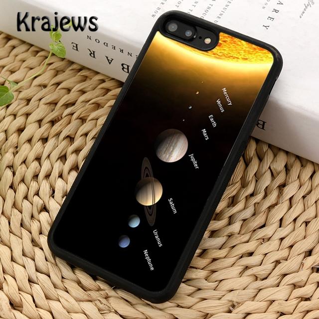 Krajews Solar System Planet Constellations Phone Case For iPhone 17 Air 16 15 14 plus 11 12 13 pro max coque Fundas