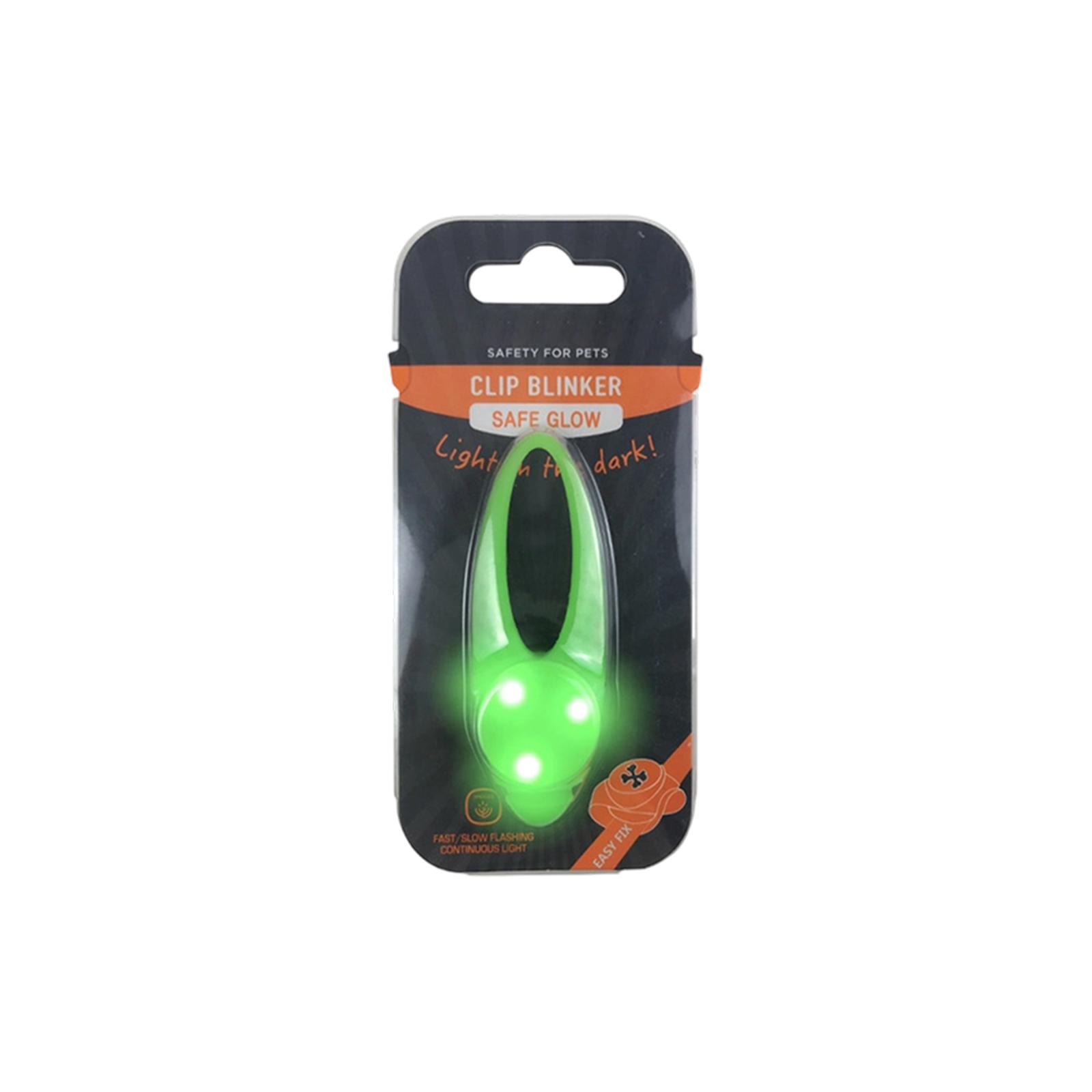 Dog LED Safety Glow Pendant, ,Lost Light For Night Walking, Versatile Fit For Collars, Harnesses & Leashes One Size