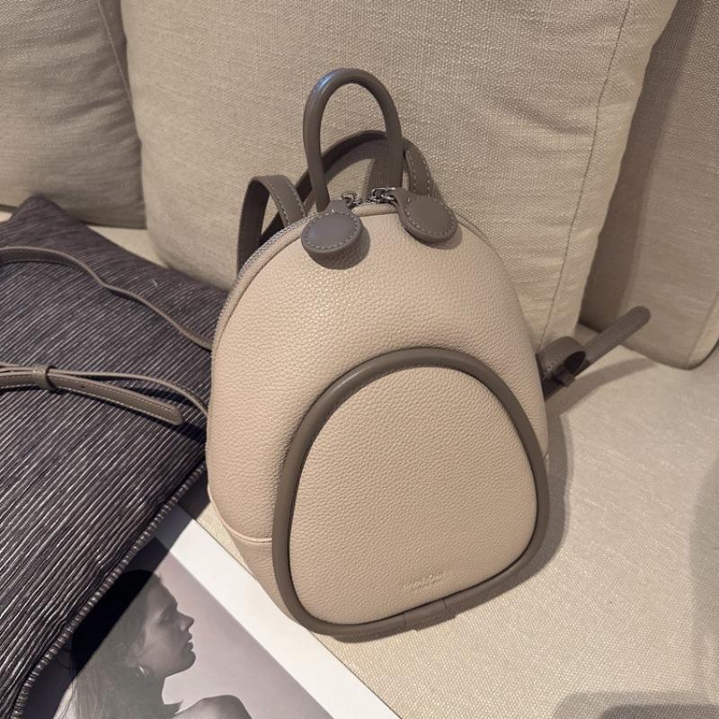 

1pcs Simple Fashion PU Leather Backpack Large Capacity Outdoor Travel Casual Backpack Stylish Daily Commute Shoulder Bag