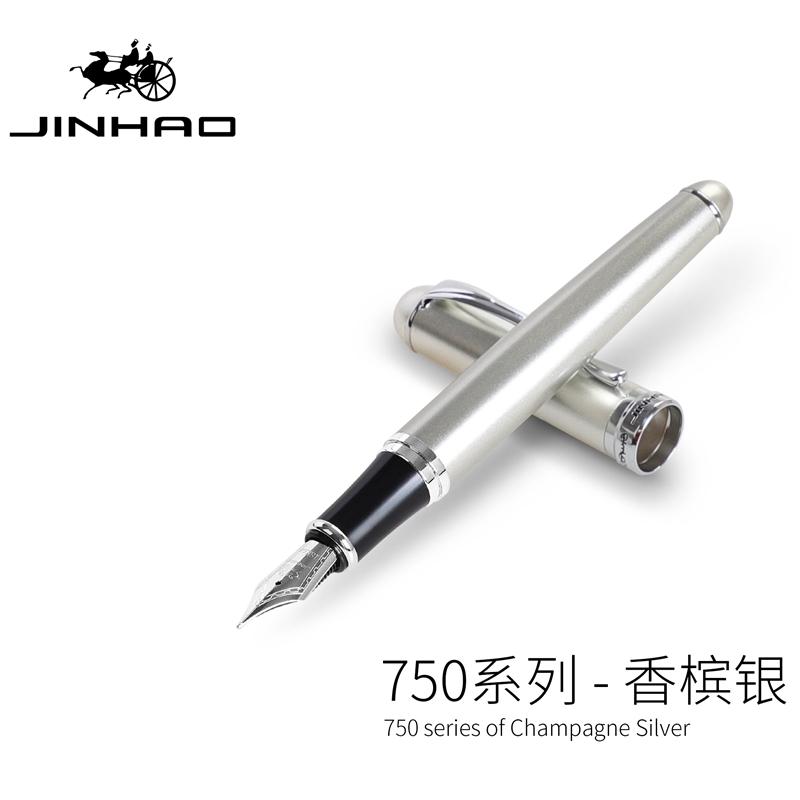 Jinhao X750 Luxury Fountain Pen Metal 0.5MM Medium Nib Calligraphy Writing Pens School Useful Office School Stationery Supplies