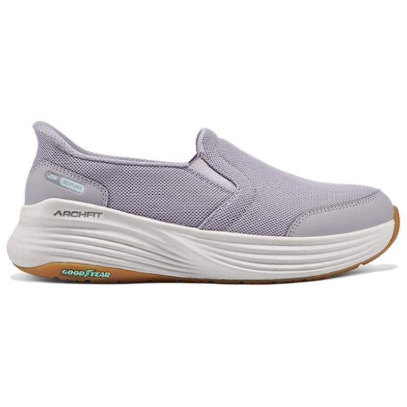 Skechers ArchFit Women Comfort Walking Shoes Gray Purple 125960-LAV