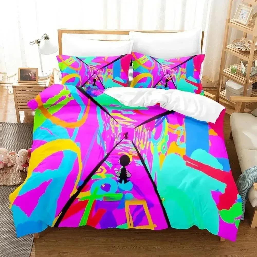 New SUBWAY MIDNIGHT 3D NEW Duvet Cover Pillowcase Bedding Set Adult Boy Girl Bedroom Decoration Children Single Double Large