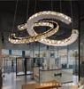 2025 New Modern LED Dimmable Crystal Chandeliers Decorative Led Ceiling Lamps Hanging Light Fixture For Dining Room Bedroom