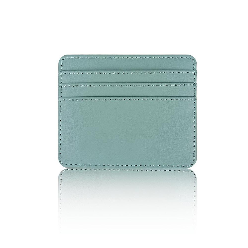 Selected Leather PU Material, Multi Slot Women'S Compact Card Bag, Card Sleeve Design Exquisite And Durable, Convenient Storage