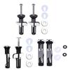 Toilet Seat Fastener Set Waterproof Stainless Steel Mounting Bolts with Expansion Sleeves and Washers, 2 Piece Set for Bathroom Repair
