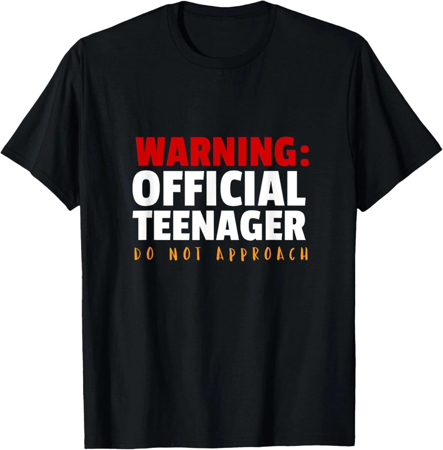 Official Teenager 13 Year Old Funny 13th Birthday Gift T- Shirt L