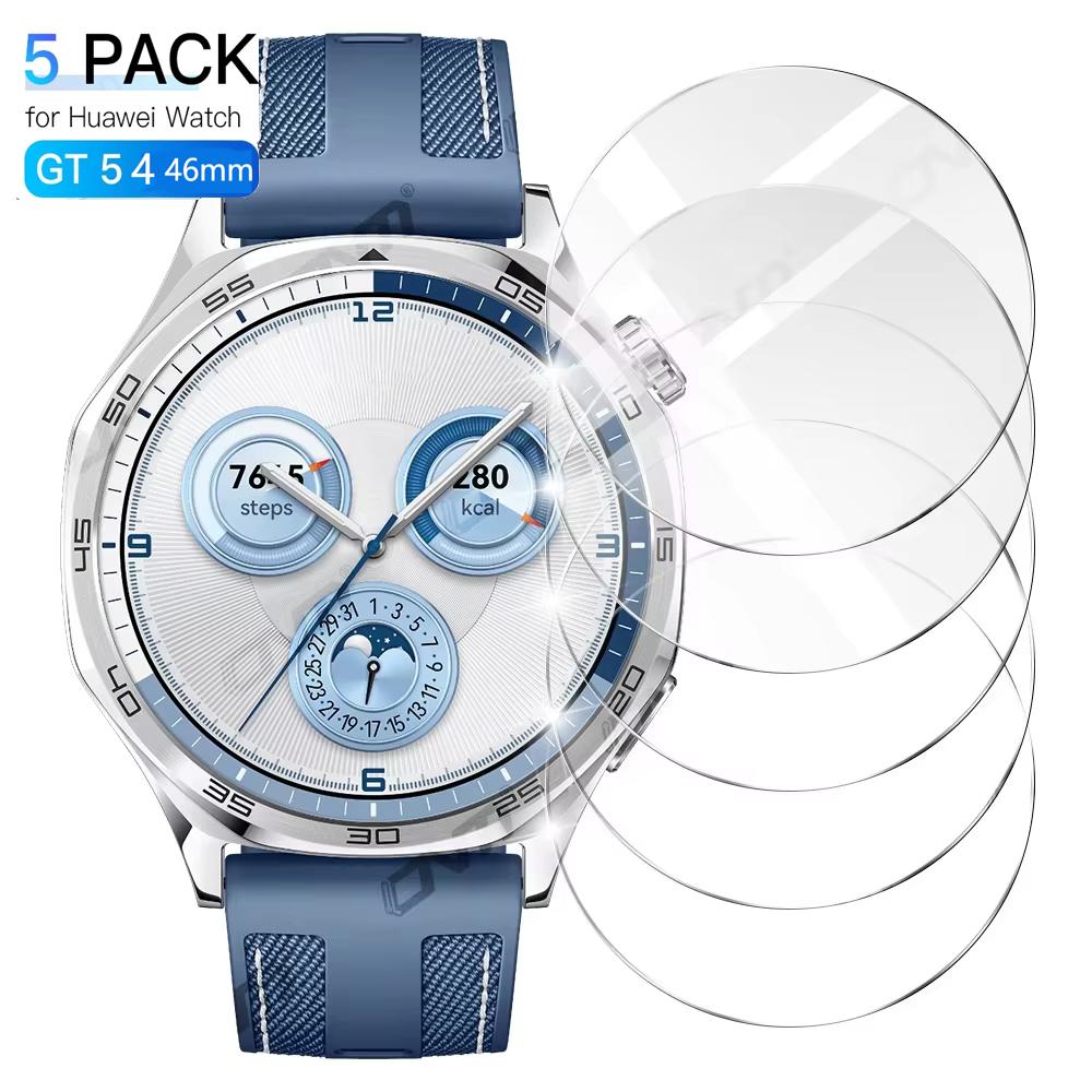3 ks tvrzeného skla pro Huawei Watch GT5 GT4 41 mm 46 mm Příslušenství Ochranná fólie na displej pro Huawei Watch GT 4 GT 5 41 mm 46 mm