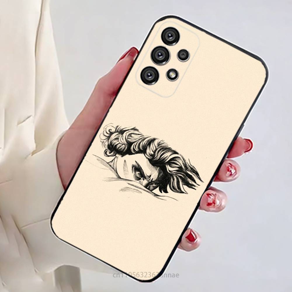 

Fallen Angel by Alexandre Cabanel Phone Case For Samsung Galaxy A54,34,24,73,53,52,52S,04S,04E,A72 Cover Samsung Note 10