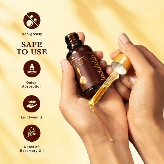 Shampoing Indulekha Bringha Ayurvédique 100ml - Anti-Chute De Cheveux, Ingrédients Naturels
