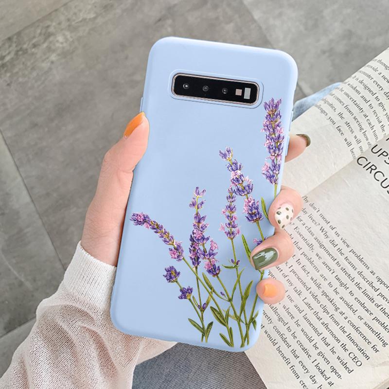 Case For Samsung Galaxy S10 Plus S 10 S10E Cover Cloud Graffiti Illustration Kanagawa Label Silicone Fundas For Samsung S10 S10e
