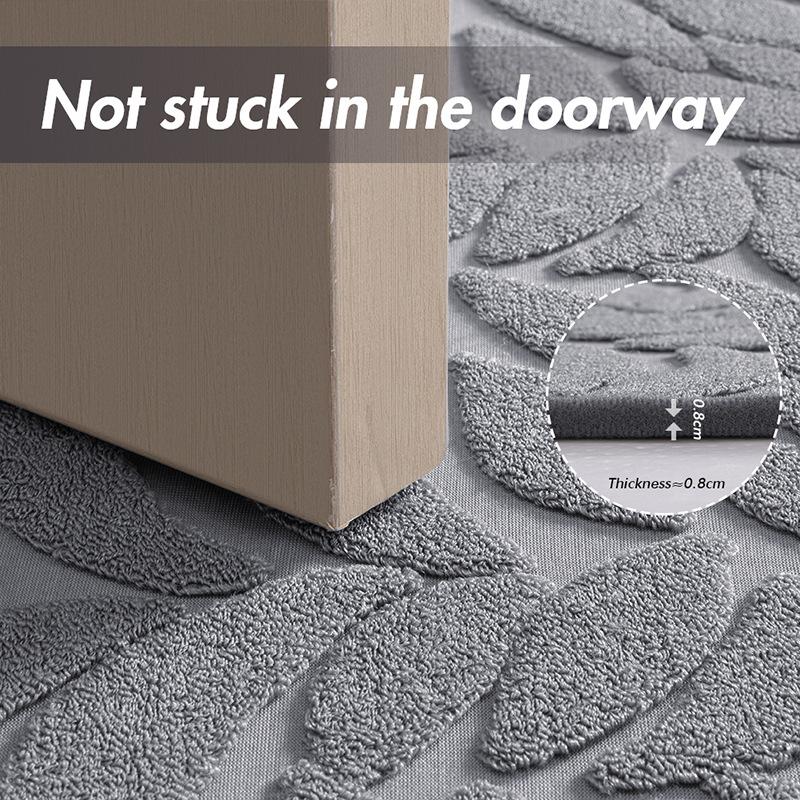 Light Luxury Entry Mat Foot Mat Dust Scraping Sand Entry Home Absorbent Dirt Non-slip Mat Porch Carpet
