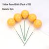 Cake Decoration Balls: Gold & Silver Spheres for Baking & Christmas Decor