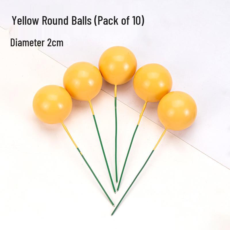 Cake Decoration Balls: Gold & Silver Spheres for Baking & Christmas Decor