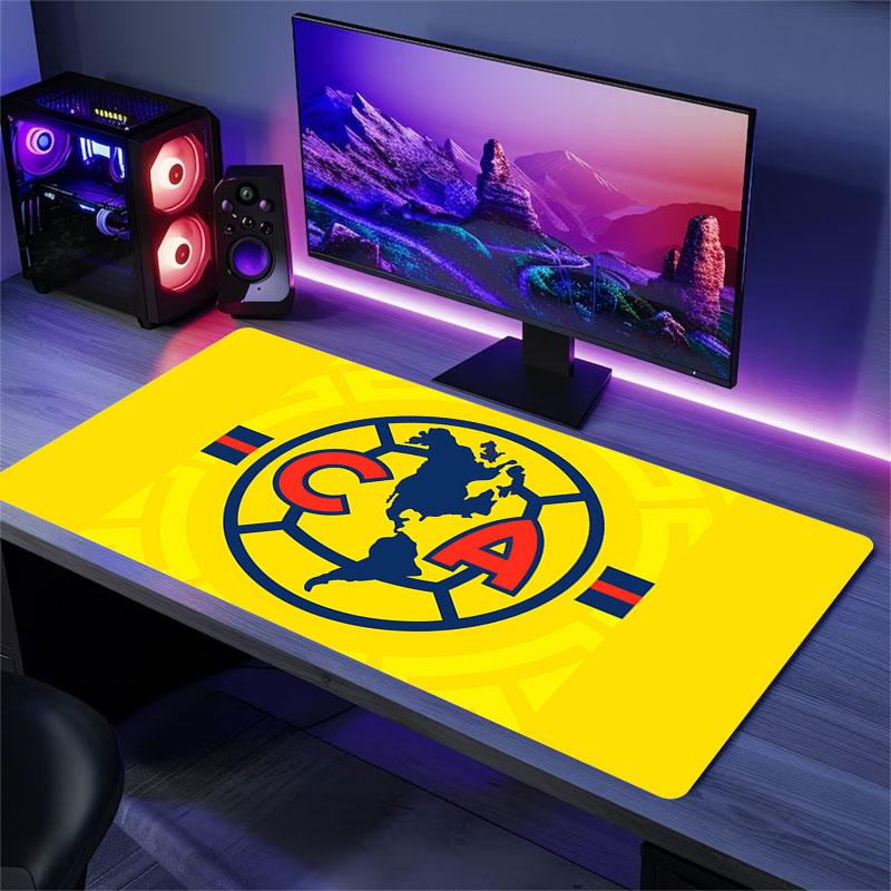Club America Mouse Pad, Large Gaming Desk Mat, Non-slip XXL Mousepad for Laptop & Tablet, Mini PC Playmat with Stitched Edges