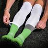 1 pár silikonových chráničů holení pro muže Ženy Mládež Fotbal Rugby Kopací míč Běh Chrániče holeně Měkké elastické pásky na fotbalové nohy