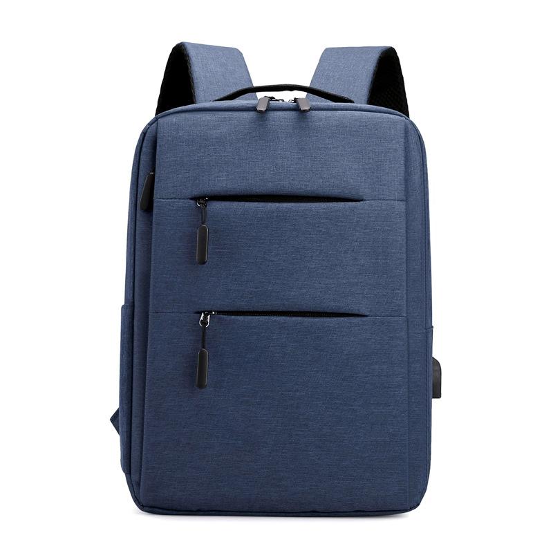 

TS JYL laptop bag,Business Backpack USB Charging Student 15.6 Inch Laptop Travel Bag 30*14*40cm синій