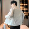 Men's High-End Lapel Casual Jacket: Trendy Short Windbreaker for Spring & Autumn