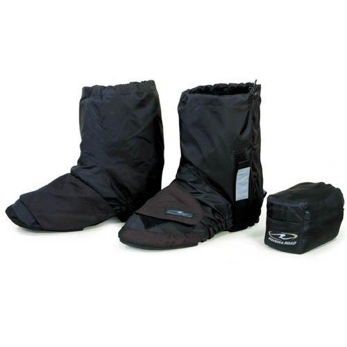 Rough & Road Compact Motorcycle Boot Covers, Black, blk