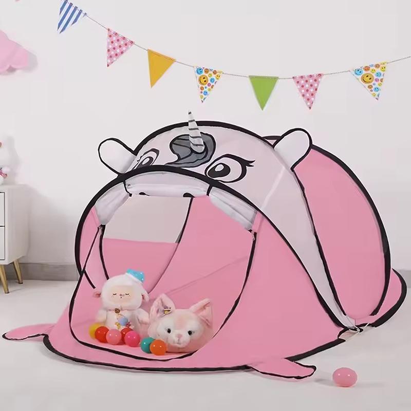 Namiot Pop Up Zabawka Plenerowy Wewnętrzny Siatka Basen z Kulami dla Niemowląt Dropship Przenośny Namiot dla Dzieci Tygrys Kreskówkowe Zwierzę Dziecięcy Domek do Zabawy