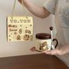 Mug with Lid Spoon Kapibala Creative Cup Cute Ceramic Water Cup Home Practical Gift Souvenir