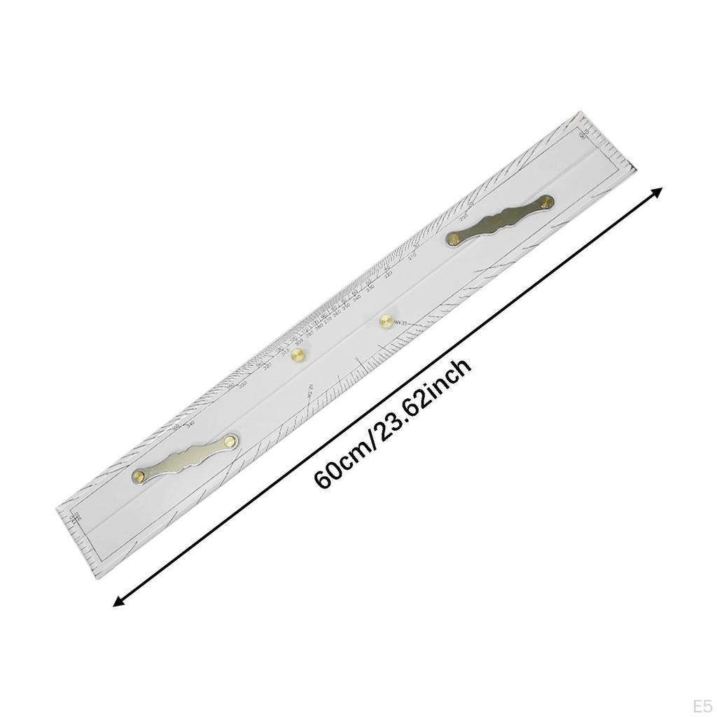 Marine Navigation Parallel Ruler Boat Accessories Compact Precision Portable for Ship Drawing