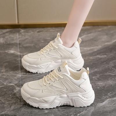 Platforma buty dad shoes damskie nowe jesienne sportowe i rekreacyjne białe buty damskie ins modne wszechstronne niszowe hit