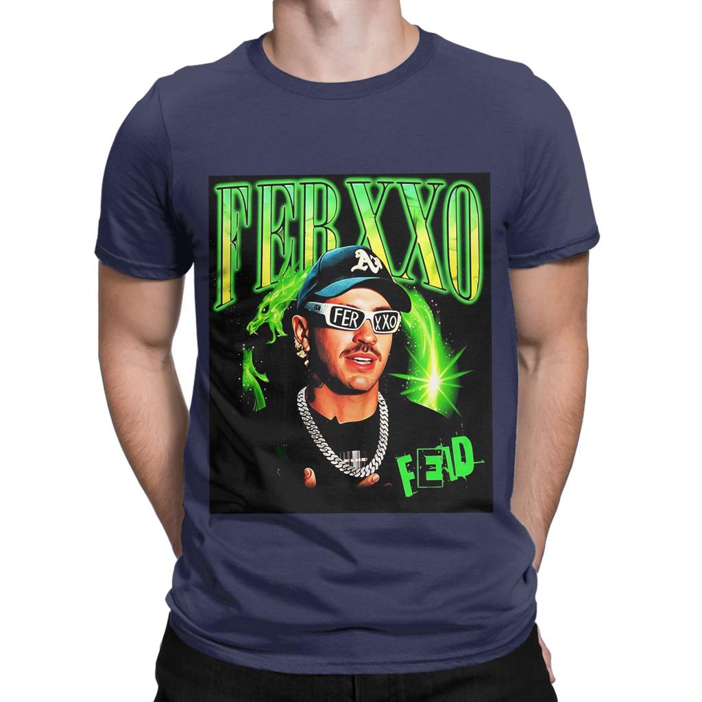Feid Ferxxo Neon Style Latin Music Art Portrait Funny 100 Cotton TShirt Feid Tops Tees For Unisex