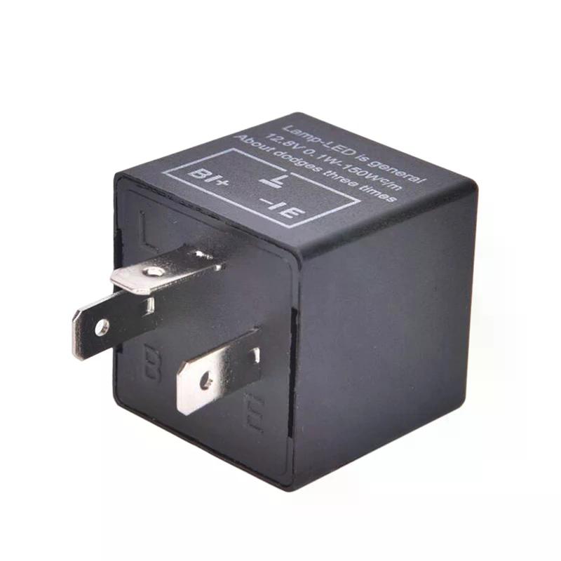 12V/24V 3-Pin 4Pin 5Pin LED Adjustable Car Flasher Flash Relay For Turn Signal Light CF13 80A/100A Automotive Van Boat Relays