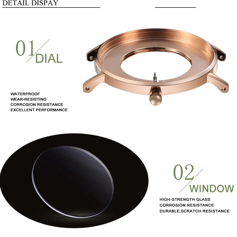 Uhrwerk Wasserdichte Gürteluhr Herren Europäisch und Amerikanisch Lässige Einfache Quarzuhr