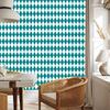 Harlequin Diamonds Wallpaper Turquoise, White and Celadon 50x1000
