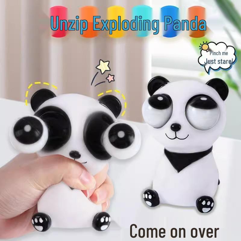 

Игрушка-антистресс Панда с вылезающими глазами: Забавный подарок для снятия стресса и розыгрыша для детей