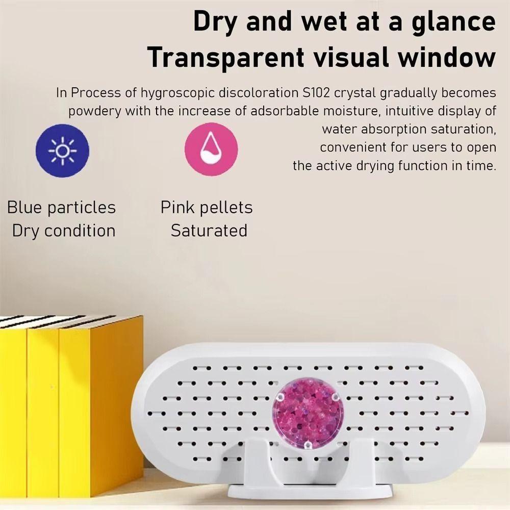 Reusable Electric Dehumidifier USB Charging Hygroscopic Machine Cycle Mini Air Dryer For Closet