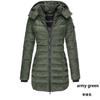 Women's Winter Warm Collar Hooded Long Coat With High-quality Zipper Closure Clothes Sale