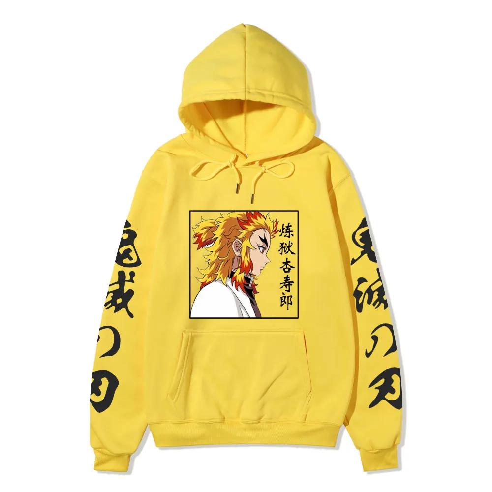 Anime Demon Slayer Hoodie Men and Women Long Sleeve Shinobu Kocho Hoodies Sweatshirts Harajuku