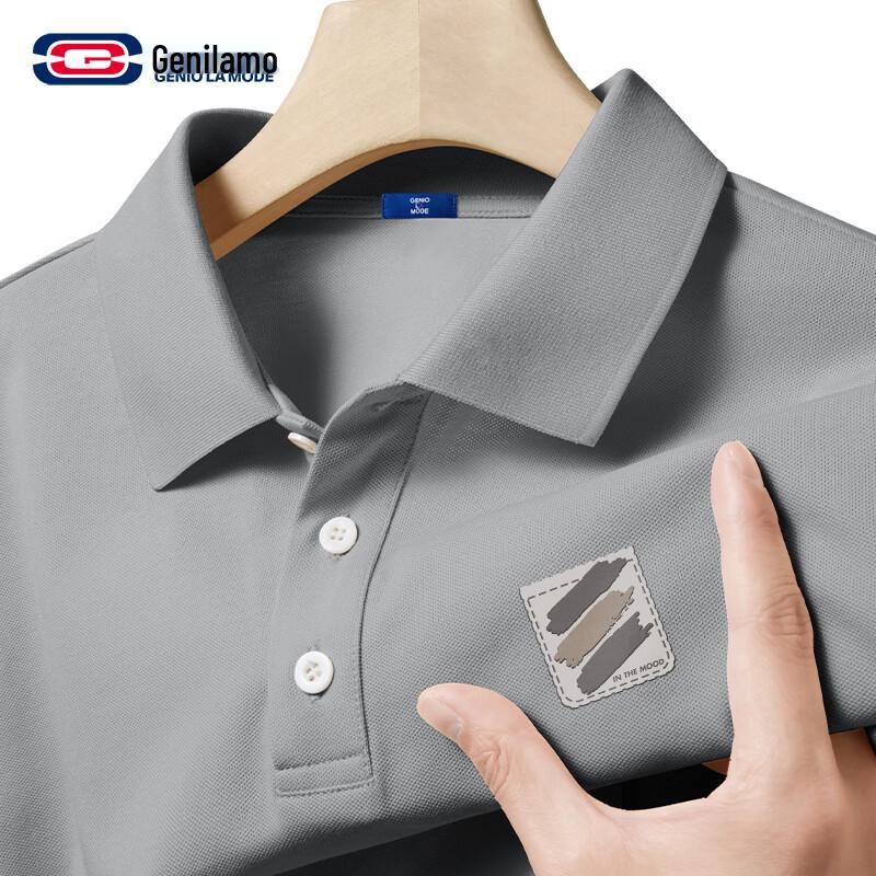 GENIOLAMODE Men's Cooling Polo T-Shirt