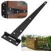 Shaped Paint Furniture Gate Accessory Garden Hinges Hardware Tee Hinge Black Iron Cabinet Shed