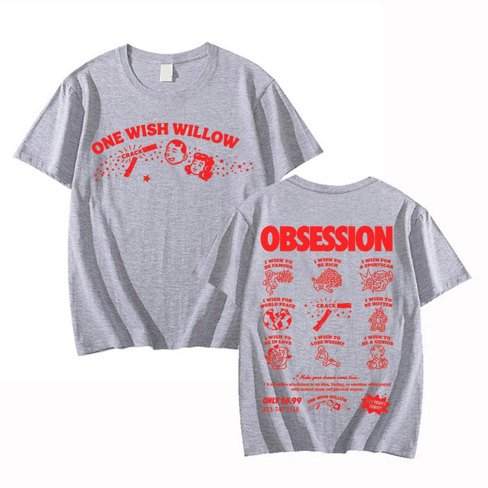 Film Obsession Ein Wunsch Weide T-Shirt Kurzarm Baumwolle Sommer Lässige T-Shirts Unisex Streetwear Mode Design Grafik T-Shirts