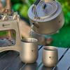 Tasse Titane Ultralégère Double Paroi pour Camping et Bureau