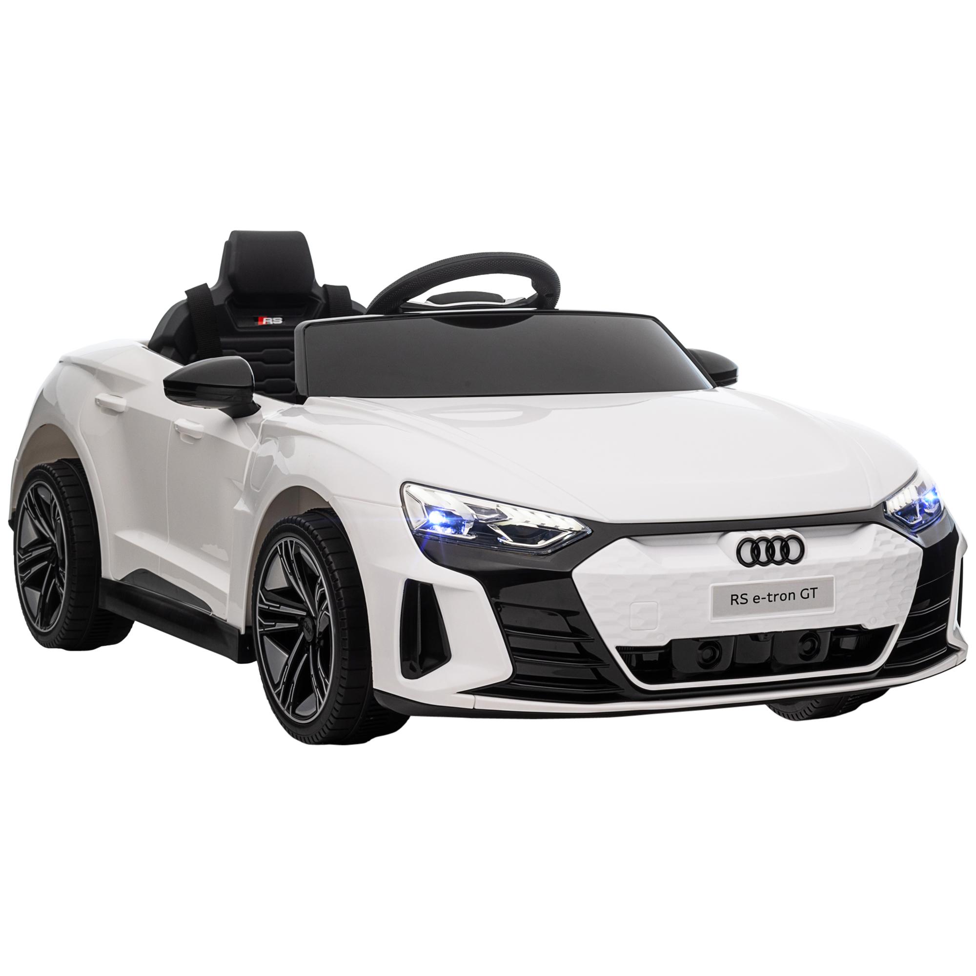 Children`s electric car with safety belt