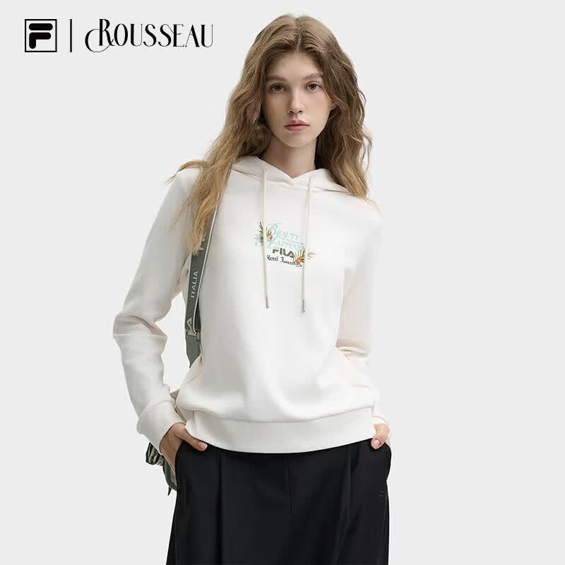 FILA Women s Embroidered Pullover Hoodie M