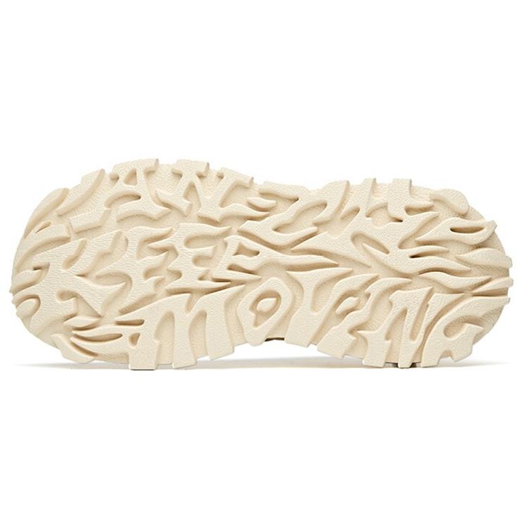 New Anta Hot Cushioning Slip Resistant Low Top Chunky Sneakers Women's Light Beige White 922048880-6