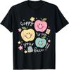 Happy To See Your Face Hippie Smile Back To School Teachers T-Shirt