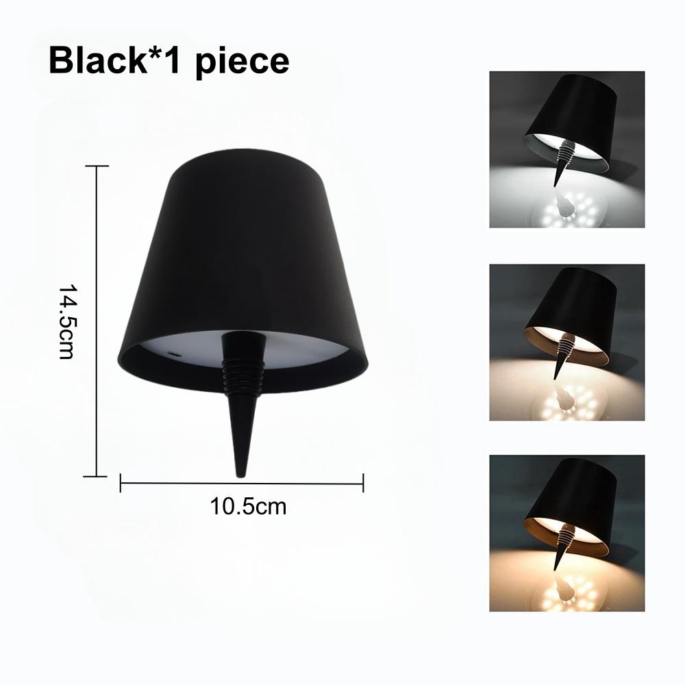 Wireless LED Wine Bottle Light Rechargeable Vases Table Lamp Touch Switch Night Light for Cafe Bar Club el Restaurant Decor