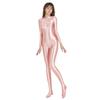 Diving Suit Competition Hot Also Nylon Swimsuits with Legs [AMORESY] Shiny, Full-body Skin-on Springs. Available (pink, M)