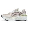 Li-Ning 1990 Lava Non-Slip Wear-Resistant Low-Top Sports Casual Shoes Women Sneakers White Brown ALJT016-3