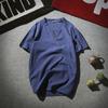 Exquisite 2018 Summer Japanese Linen Short-sleeved T-shirt For Men With Retro Appeal