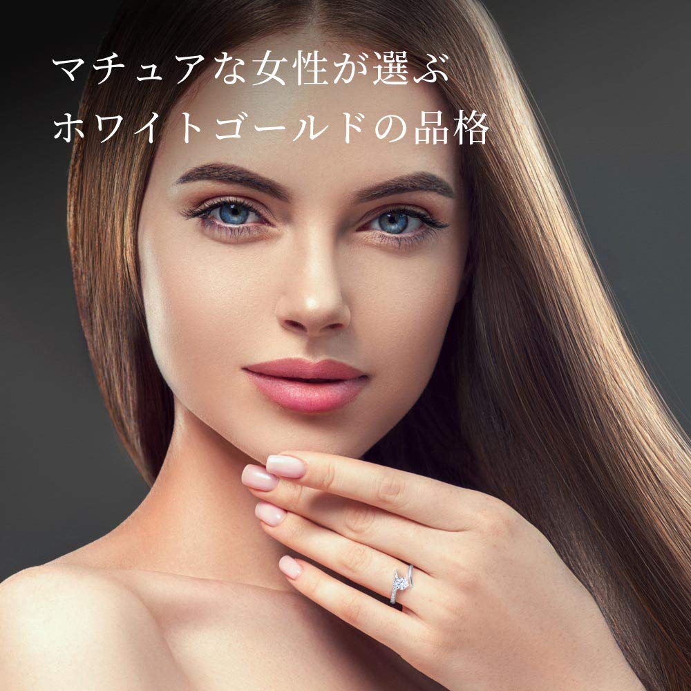 from New Adjustable 10K White Single Engagement Wedding Women [Gift York] Women's Ring, Size, Gold, Ring, Ring, Ring, Present,