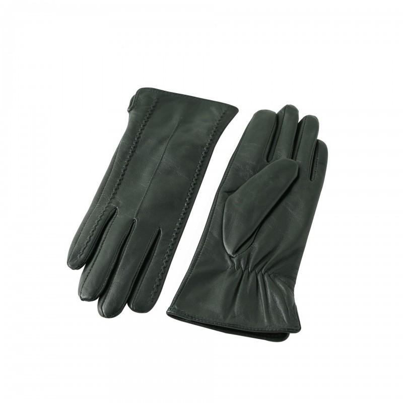 Womens Colored Sheepskin Gloves Warm Fleece Lined Genuine Leather Winter Outdoor Essential